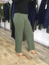 WIDE LEG KNITTED TROUSERS