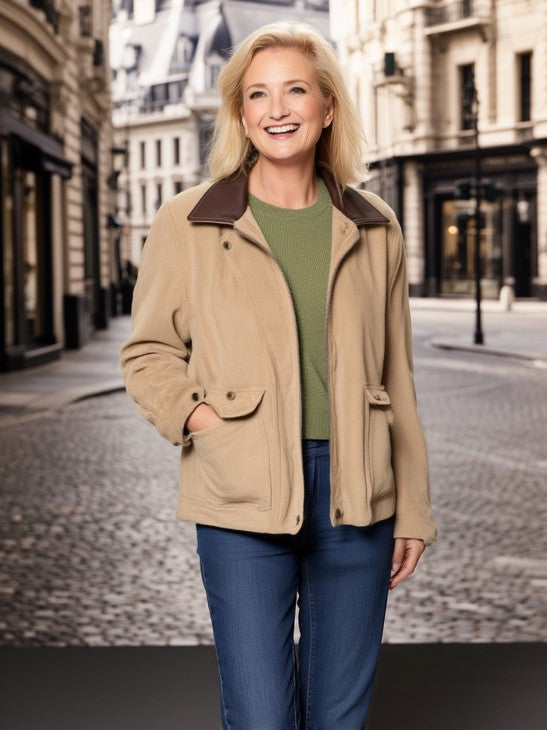 FAUX SUEDE JKT