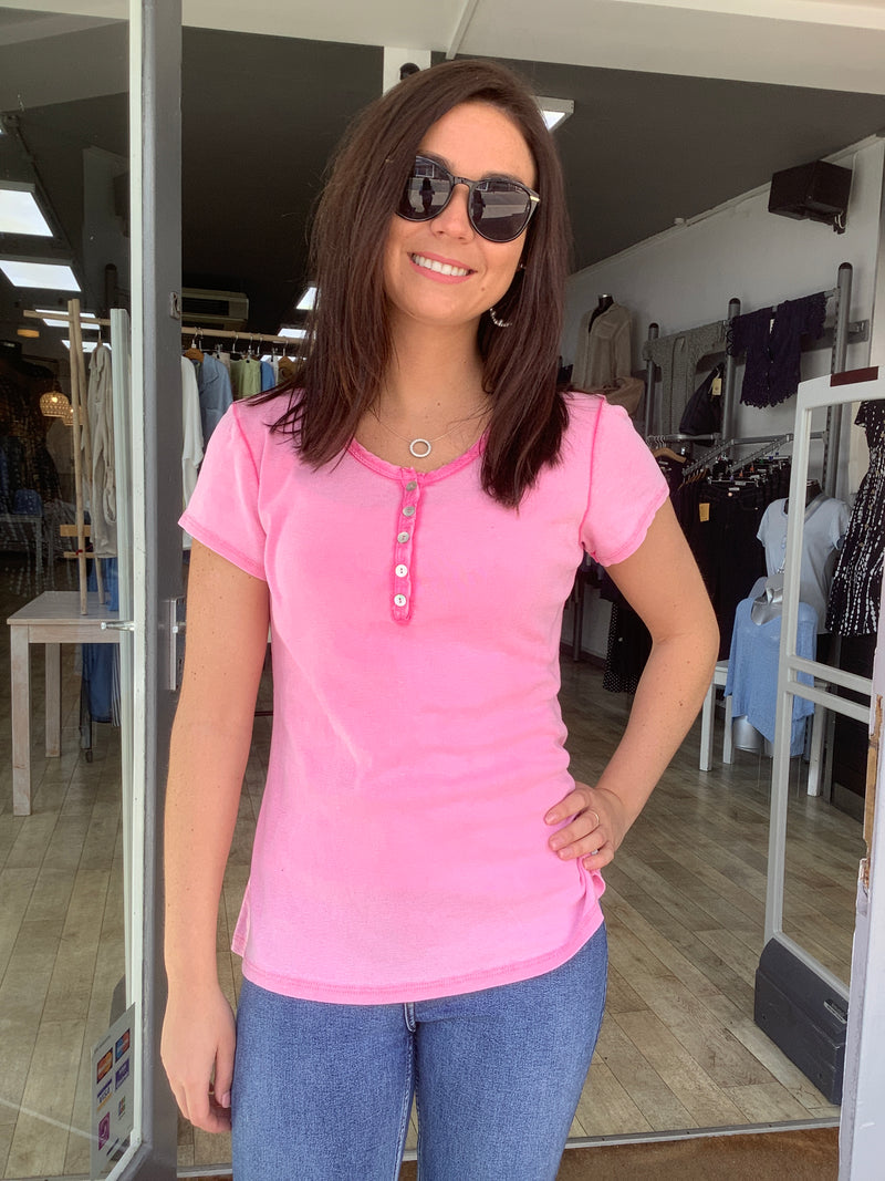 BILLI S/S BTTN TOP