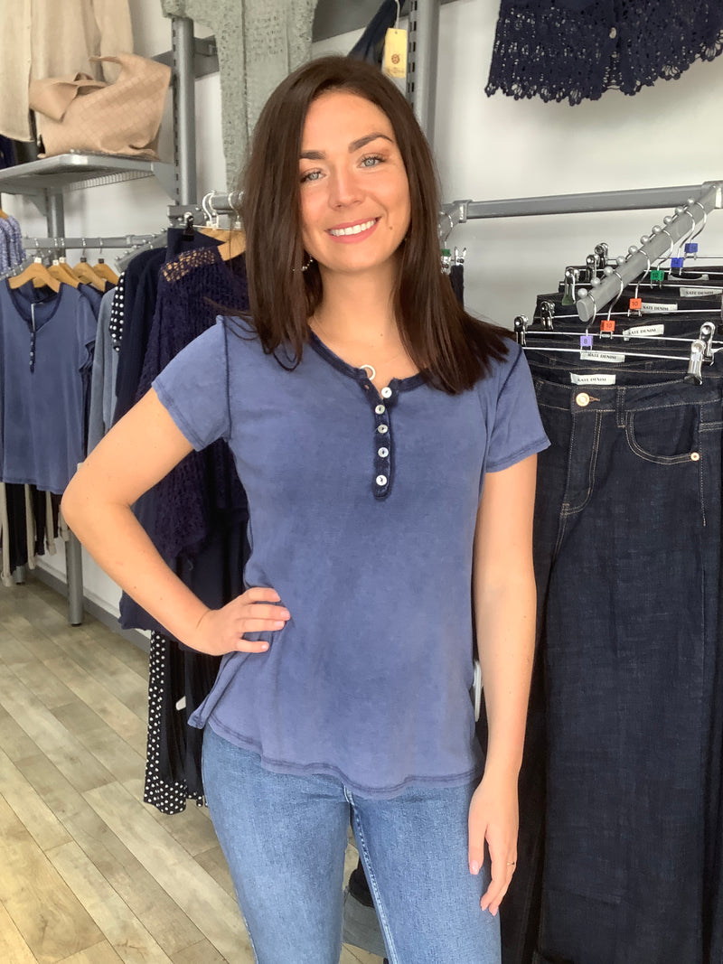 BILLI S/S BTTN TOP