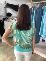 JERSEY WAIST SILK TOP