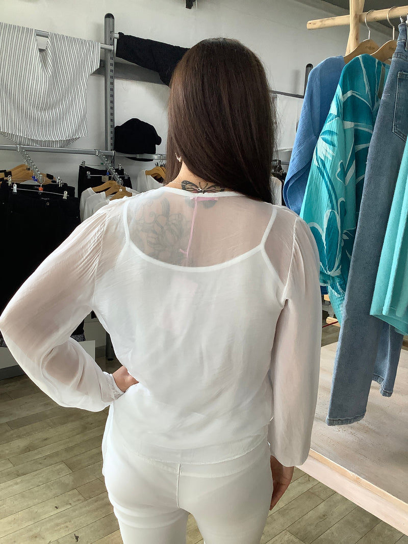SILK KNOT TOP