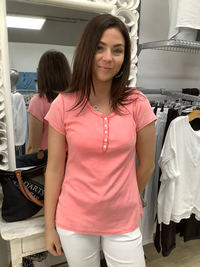 BILLI S/S BTTN TOP