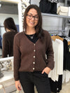 5 BUTTON MOHAIR CARDI