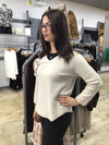 V-NK SEAM SLV TOP