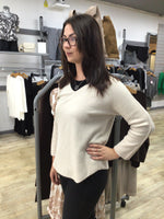 V-NK SEAM SLV TOP