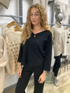 V-NK SEAM SLV TOP