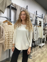 2 PKT BATWING KNIT