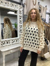 OPEN WEAVE KNIT TOP