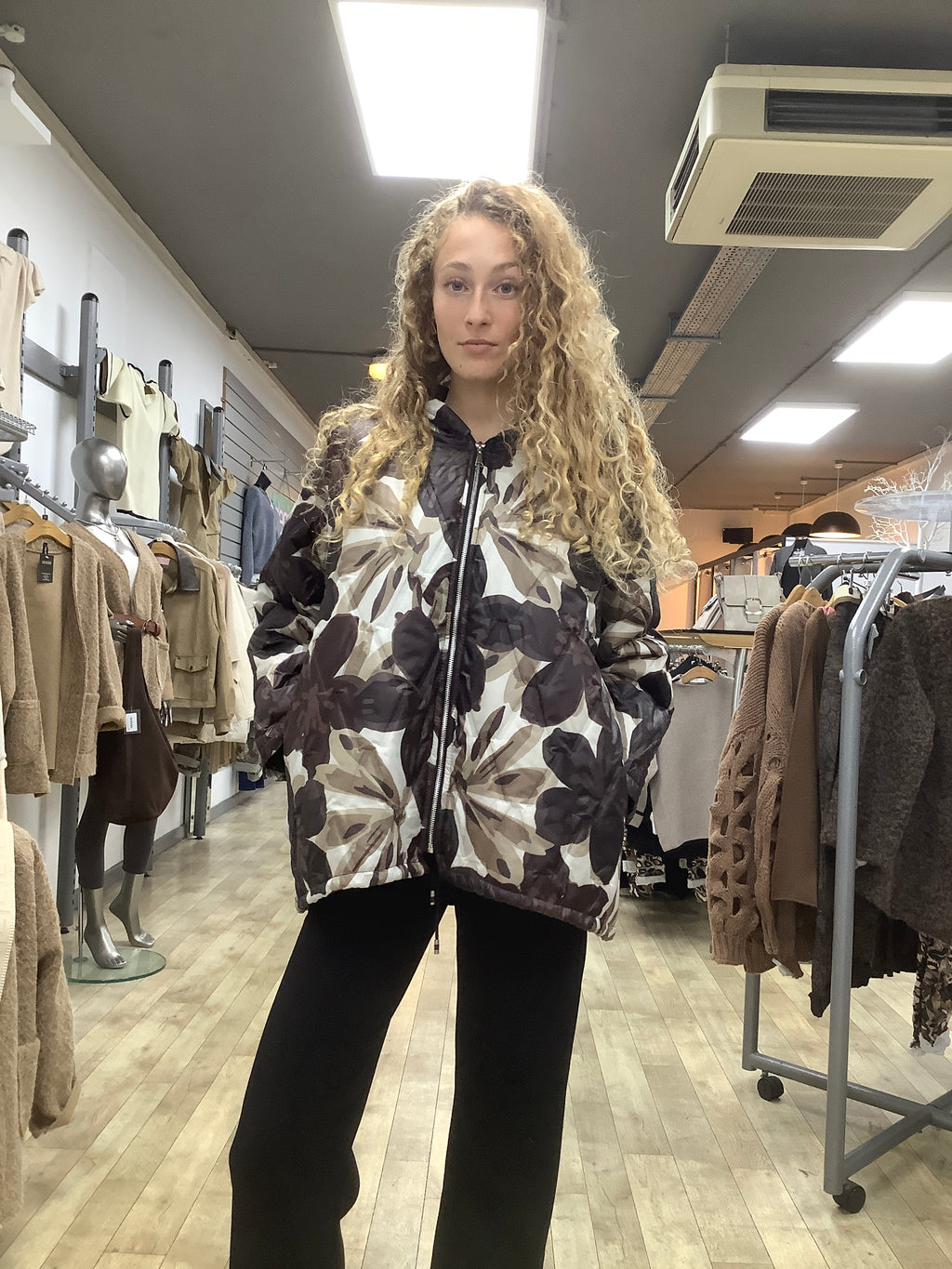 FLORAL QUILT JKT
