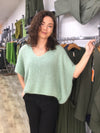 MOHAIR DROP SHOULDER TOP