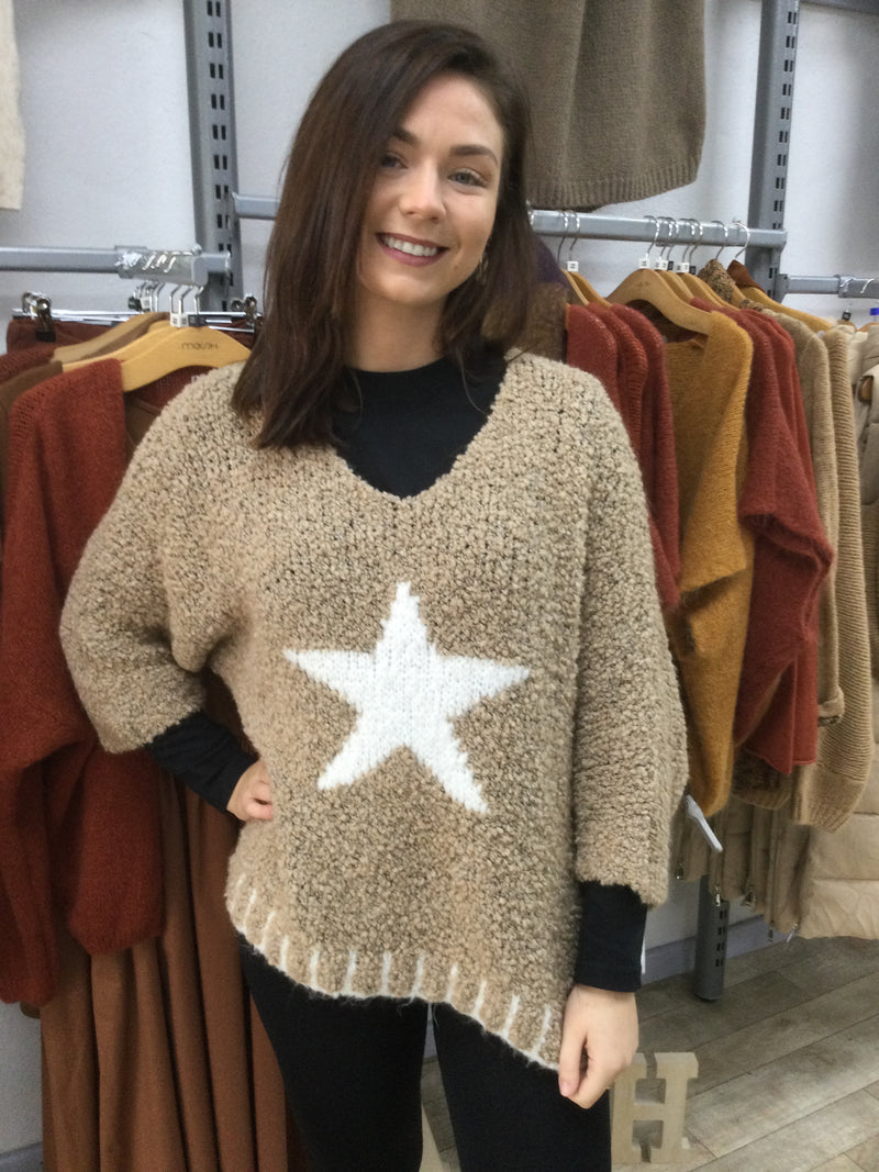 STAR STITCH TOP