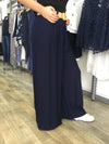 BELTED WIDE LEG TROUSERS
