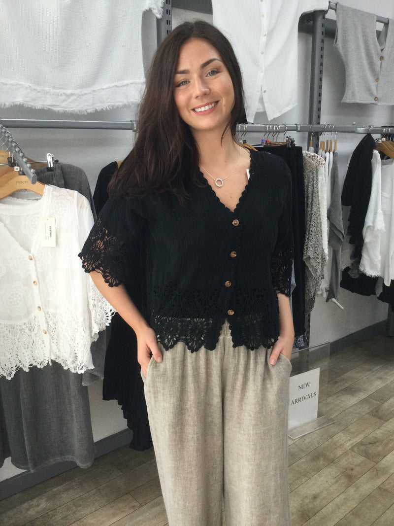 CROCHET CARDI SHRUG