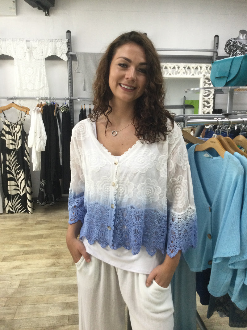 CROCHET CARDI SHRUG
