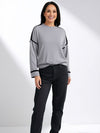 PIPED KNIT TOP