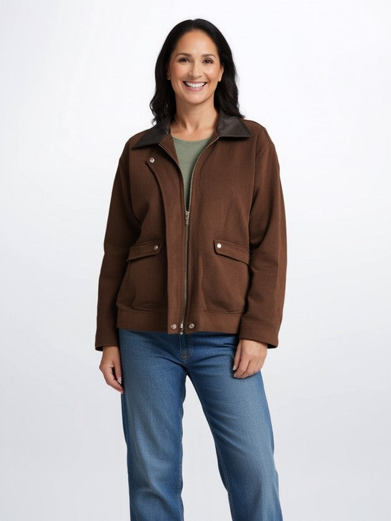 FAUX SUEDE JKT
