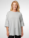 HI-NK BTTN SLV TOP